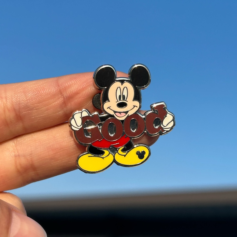 Disney Mickey Mouse Red and Yellow Pin